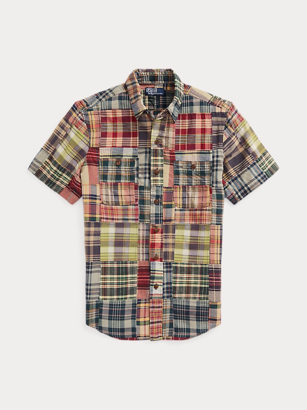 Polo Ralph Lauren Patchwork Madras Workshirt - Men’s Size Small